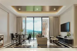 ห้องนั่งเล่นของคอนโดมิเนียม ในเชิงตะไล
