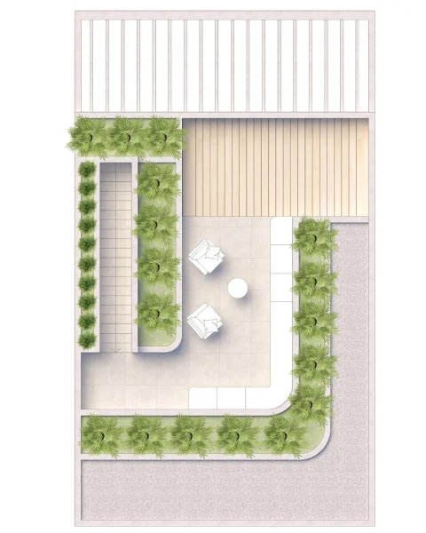 Two-storey villa Breeze with 4 bedrooms and a swimming pool in Chalong area in Mutti Family Villas complex