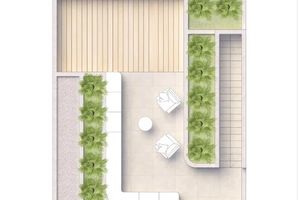 Coral two-storey villa with 3 bedrooms and a swimming pool in Chalong, Phuket in the Mutti Family Villas complex