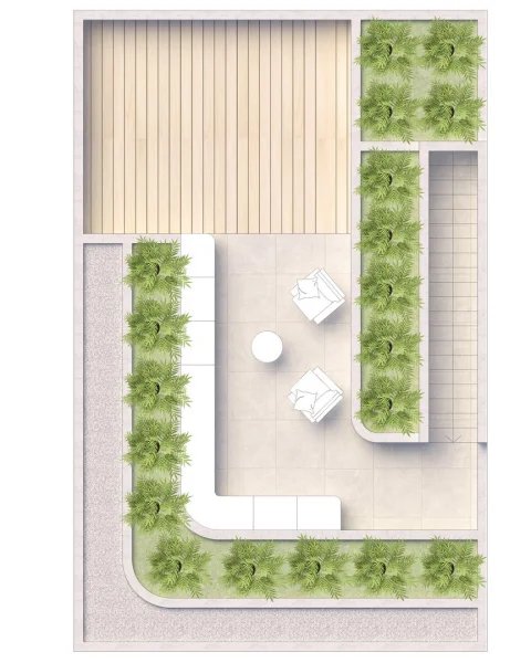 Pearl two-storey villa with 2 bedrooms and a swimming pool in Chalong area, Phuket in Mutti Family Villas complex