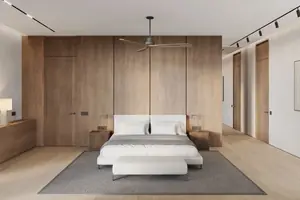 Bedroom of villa in Ко Каео
