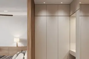 Bedroom of villa in Ко Каео