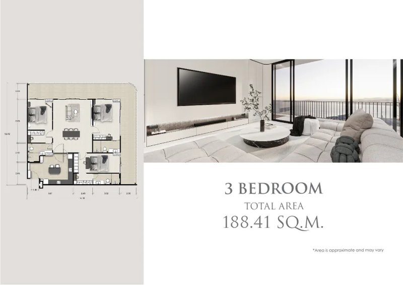 3 Bedroom Apartment near Kata Beach, Phuket in the new Ever Prime Condominium Complex