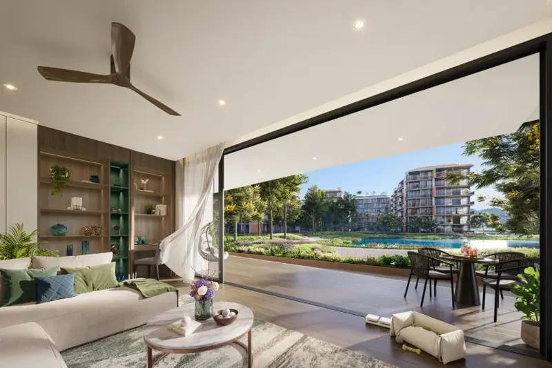 Bedroom of condo in Choeng Thale