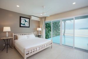 Two-storey beachfront villa with pool for rent in Rawai, Phuket