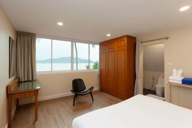 Two-storey beachfront villa with pool for rent in Rawai, Phuket