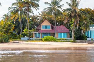 Two-storey beachfront villa with pool for rent in Rawai, Phuket