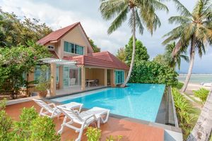 Two-storey beachfront villa with pool for rent in Rawai, Phuket
