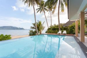 Two-storey beachfront villa with pool for rent in Rawai, Phuket