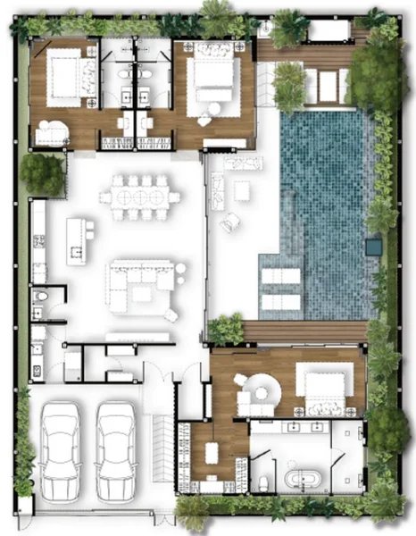 3 bedroom Villa in the heart of Bang Tao area, Phuket in Natural Phuket