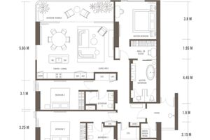 3 Bedroom Corner Apartment in Bang Tao area, Phuket at The Standard Residences
