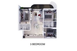 3 Bedroom Apartment in Rawai, Phuket at Wallaya Residence Nai Harn