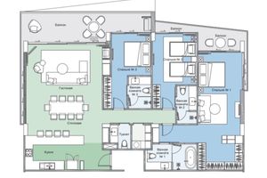 3 Bedroom Apartment in Laguna area, Phuket at Skypark Elara Complex