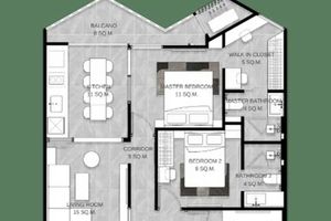 3 Bedroom Apartment 600 meters from Kamala Beach, Phuket at Citygate De Phuket