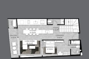 Duplex 3 Bedroom apartment in Kamala district, Phuket at Citygate De Phuket Complex