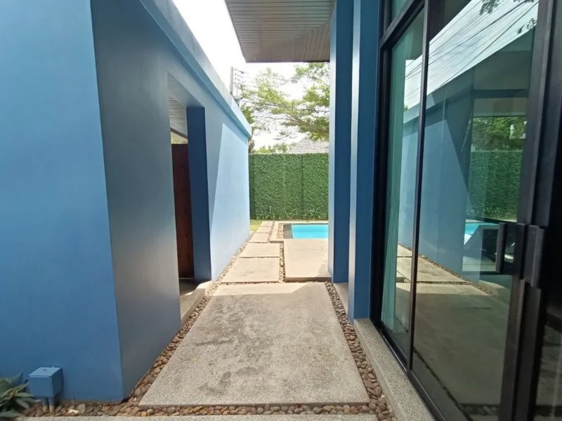 Finished villa with 2 bedrooms and a swimming pool in Wings Villas complex