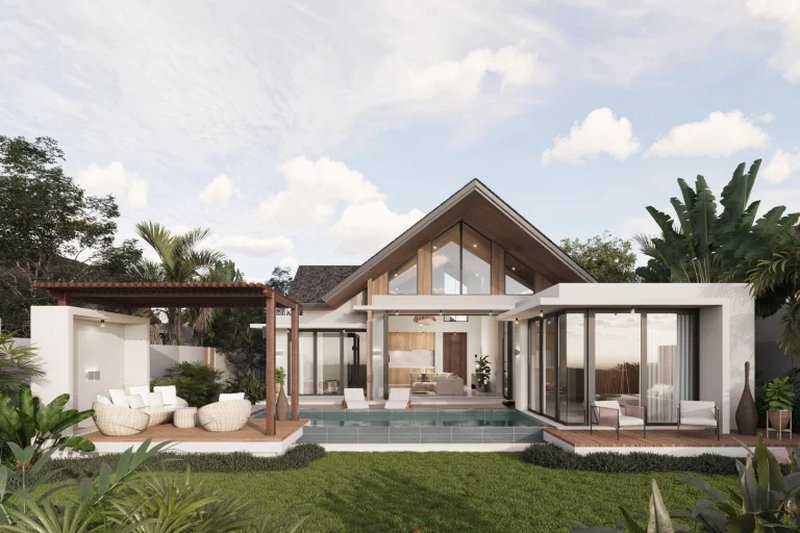 3 Bedroom villa with private pool in Chalong area, Phuket at Avirodha Palai Villa Complex