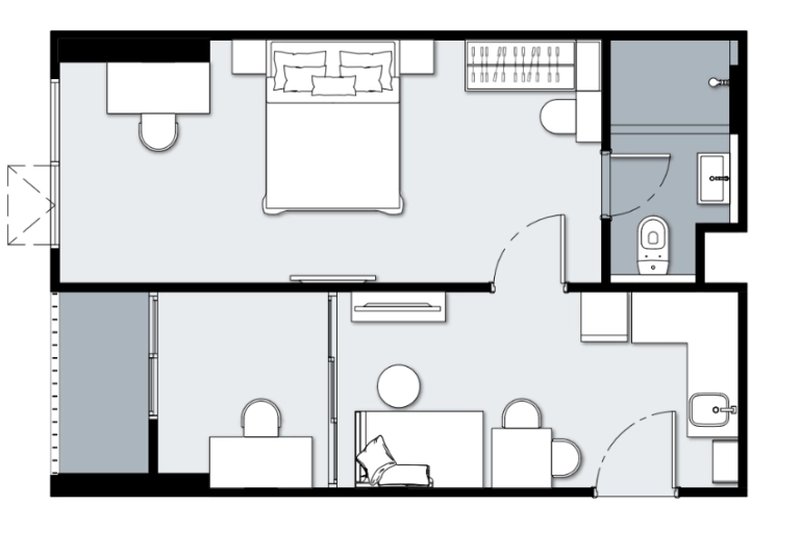 1 Bedroom Apartment in Talang, Phuket at The Cube Amaze Srisoonthon