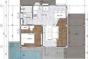 Two-storey villa with 2 bedrooms and private pool in Rawai, Phuket at VIP Space Odyssey