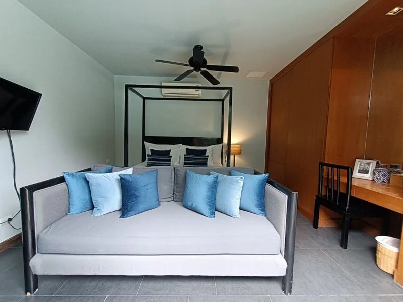 Finished villa with 2 bedrooms and a swimming pool in Wings Villas complex