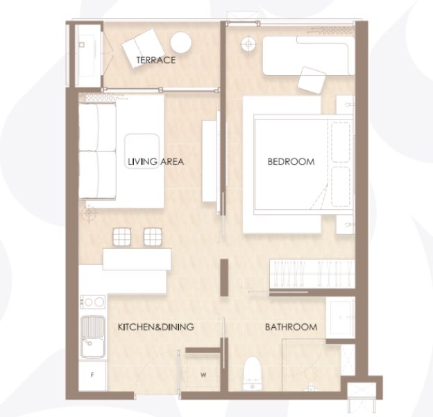 1 Bedroom Apartment in Bang Tao, Phuket in the new Siamese Bangtao Complex