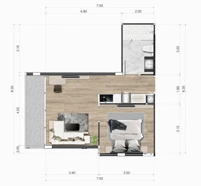 1 Bedroom Apartment in Patong Area, Phuket at Coral Beach Oceanview Resort