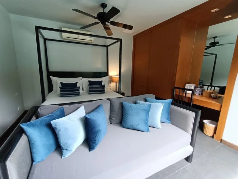 Finished villa with 2 bedrooms and a swimming pool in Wings Villas complex