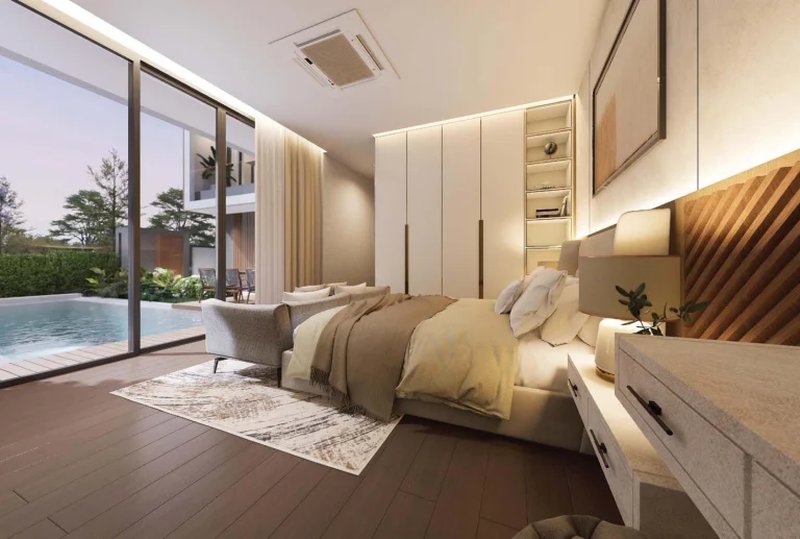 3 Bedroom Villa with Pool in Talang Area, Phuket at Serene Raya Bang Jo