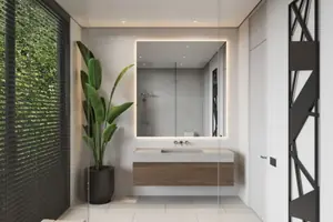 Bathroom of villa in Ко Каео