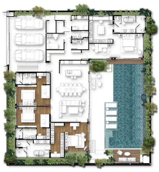 4 Bedroom Villa with Private Pool on Bang Tao, Phuket in Naturale