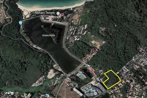 Land plot of 6.45 rai at Nai Harn beach, Phuket