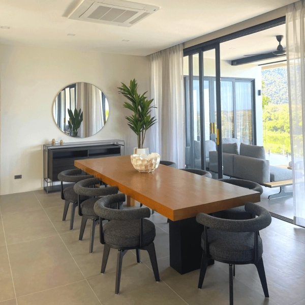 Finished 2-storey villa with panoramic mountain views in Talang, Phuket in Manick Hillside