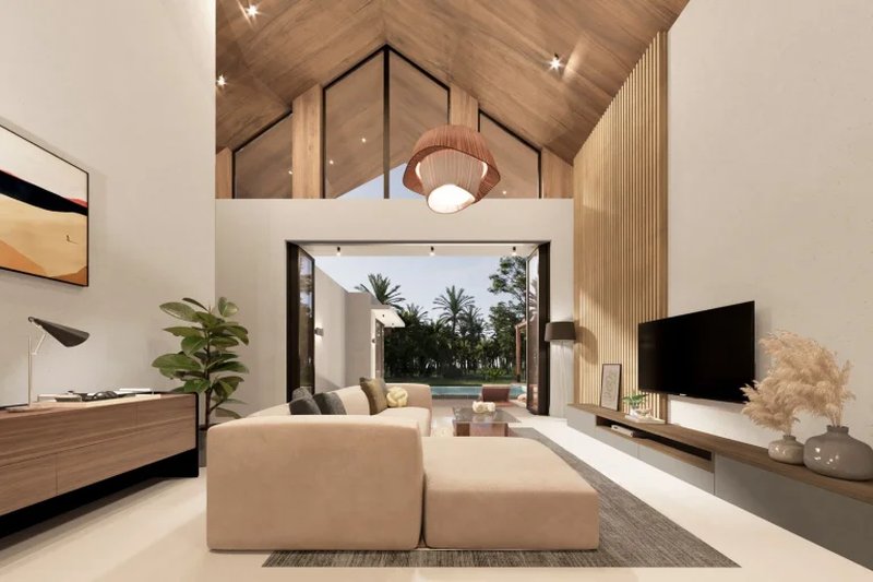 3 Bedroom villa with private pool in Chalong area, Phuket at Avirodha Palai Villa Complex