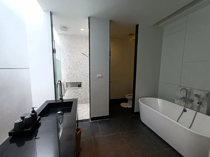 Finished villa with 2 bedrooms and a swimming pool in Wings Villas complex