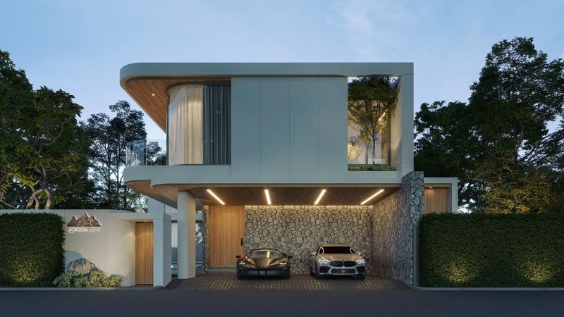 Two-storey 4 bedroom villa near Nai Yang Beach, Phuket in Montana Hills