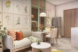 1 ห้องนอนอพาร์ทเม้น 50 เมตรจากทะเลในที่ซับซ้อนชื่อระเบียง