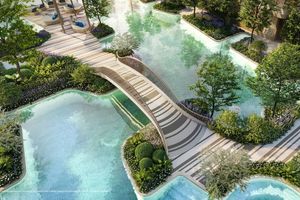 1 ห้องนอนอพาร์ทเม้น 50 เมตรจากทะเลในที่ซับซ้อนชื่อระเบียง