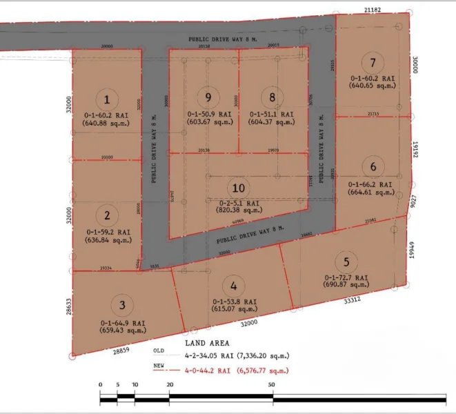 Land plot 4 rai in Cherng Talai area, Phuket