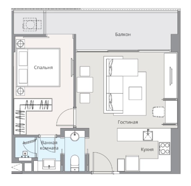 1 Bedroom Apartment in Laguna Area, Phuket at Laguna Lake Residences Aster