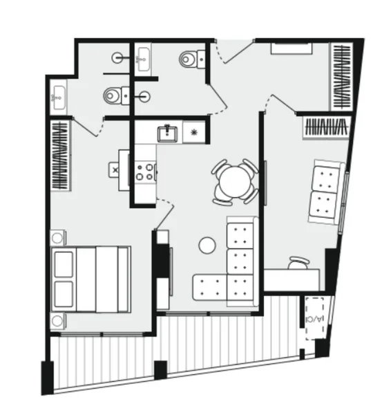 2 Bedroom Apartment near Rawai Beach, Phuket in Dominion Rawai