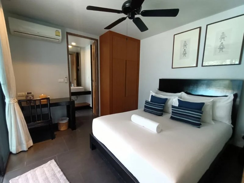 Finished villa with 2 bedrooms and a swimming pool in Wings Villas complex