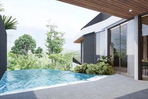 Three-storey 3 bedroom villa with pool in Layan, Phuket in Akra collection Layan