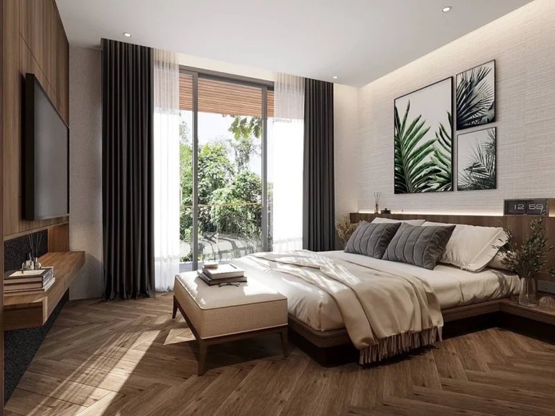 Three-storey 3 bedroom villa with pool in Layan, Phuket in Akra collection Layan