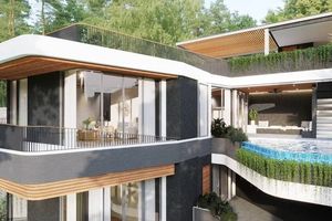 Three-storey 3 bedroom villa with pool in Layan, Phuket in Akra collection Layan