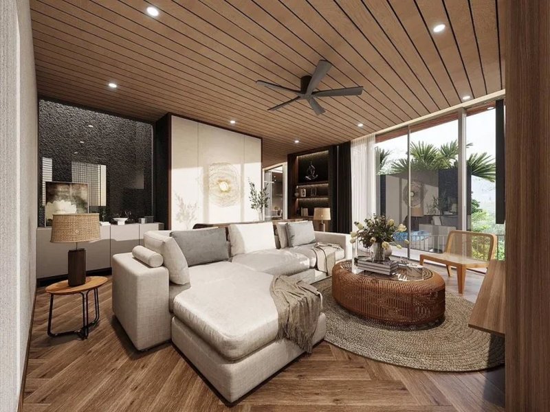 Three-storey 3 bedroom villa with pool in Layan, Phuket in Akra collection Layan