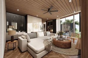 Three-storey 3 bedroom villa with pool in Layan, Phuket in Akra collection Layan