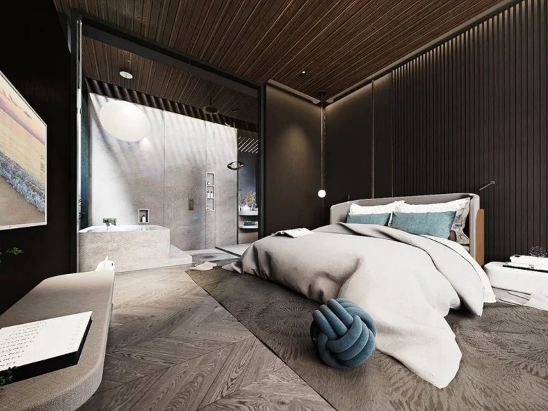 Three-storey 3 bedroom villa with pool in Layan, Phuket in Akra collection Layan