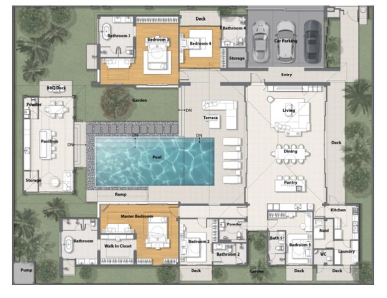 Exclusive 5 bedroom villa with pool in Bang Tao, Phuket at Stella Estate