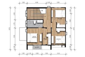 Two-storey house in Talang district, Phuket in NAI HOME Srisunthon2 complex