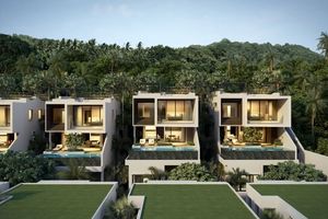Three-storey villa with panoramic sea views in Mai Khao area, Phuket at Maison Sky Villas